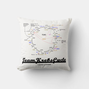 Almofada Equipe Krebs Ciclo Bioquímica Humor Geek