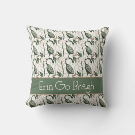 Almofada Erin go Bragh Irish Bird Pattern