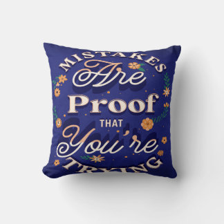 Almofada Erros são prova de que você está tentando