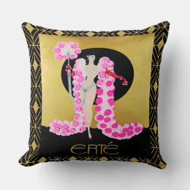 Almofada Erte Lady com Boa Cushion Rosa.