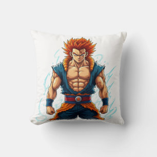 Almofada erudito decal do herói de animação otaku