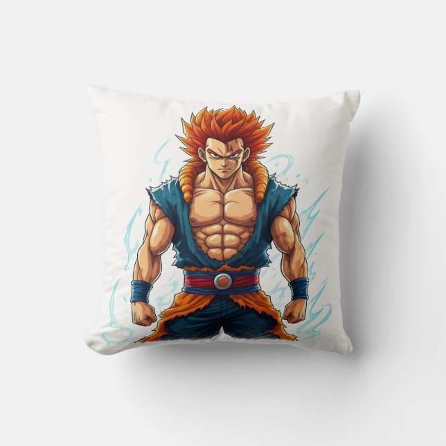 Almofada erudito decal do herói de animação otaku (Frente)