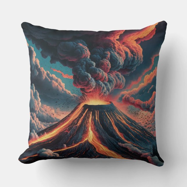 Almofada Erupção Vulcânica (Frente)