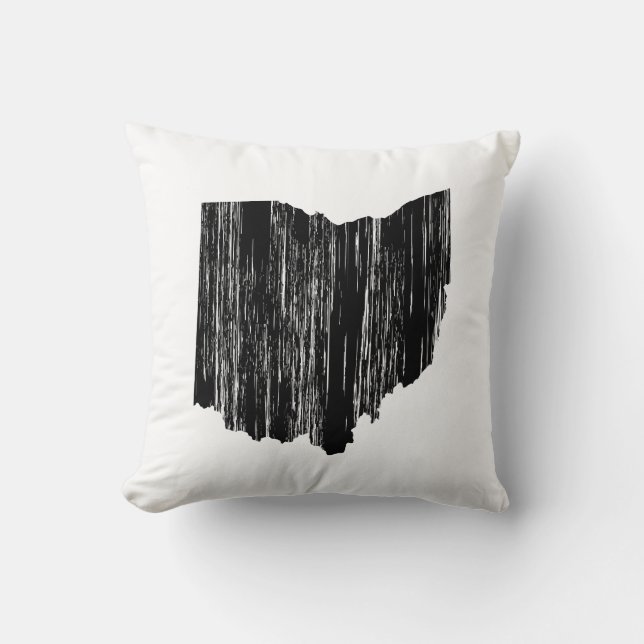Almofada Esboço afligido do estado de Ohio (Frente)
