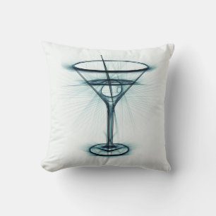 Almofada Esboço de Copo de Martini