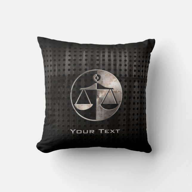 Almofada Escalas de Justiça Enroscadas (Frente)