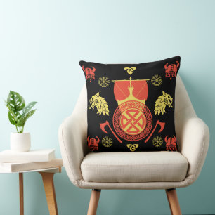 Almofada Escandinávia Viking Norsêmen Home Decor