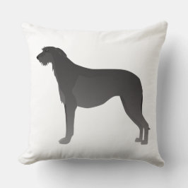 Almofada Escocesa de rocha básica de cães Silhouette