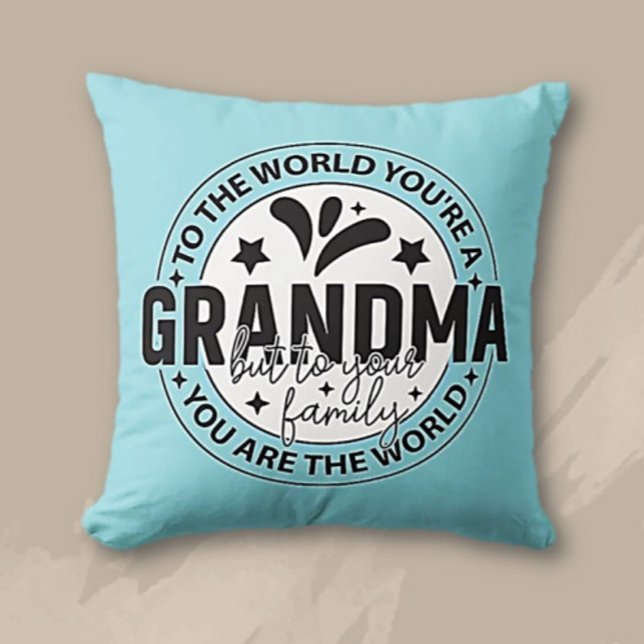 Almofada Escolha Superior! Dama especial Vovó (Criador carregado)