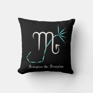 Almofada Escorpião de constelação Zodiac