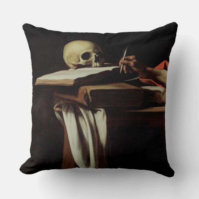 Almofada Escrita de St Jerome, c.1604 (detalhe de 64911) (Frente)