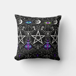 Almofada Esoteric symbols Throw Pillow
