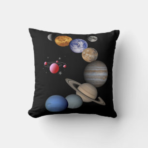Almofada espaço de decodificação de travesseiros decorativo