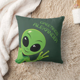 Almofada Espaço Exterior Personalizado Alienígena