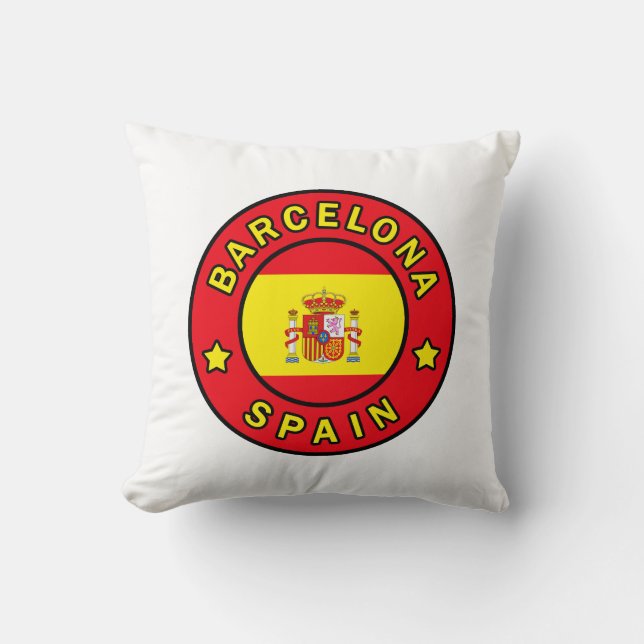 Almofada Espanha de Barcelona (Frente)