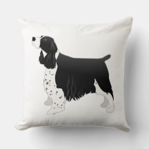 Espanhol Springer Cachorro Básico Silhouette Preto