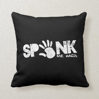 Almofada espanque-me duro - branco afligido