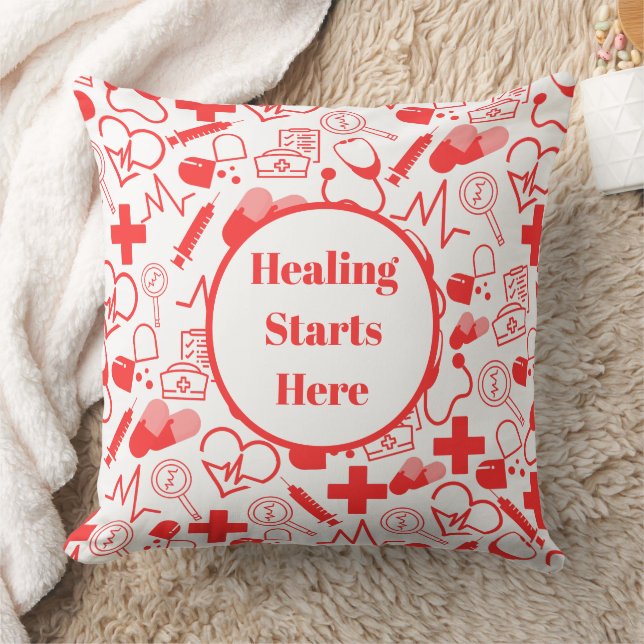 Almofada Especialista em Tema Médico Personalizado (Cobertor)