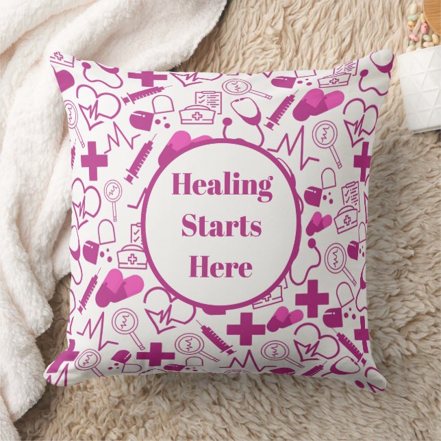 Almofada Especialista em Tema Médico Personalizado (Cobertor)