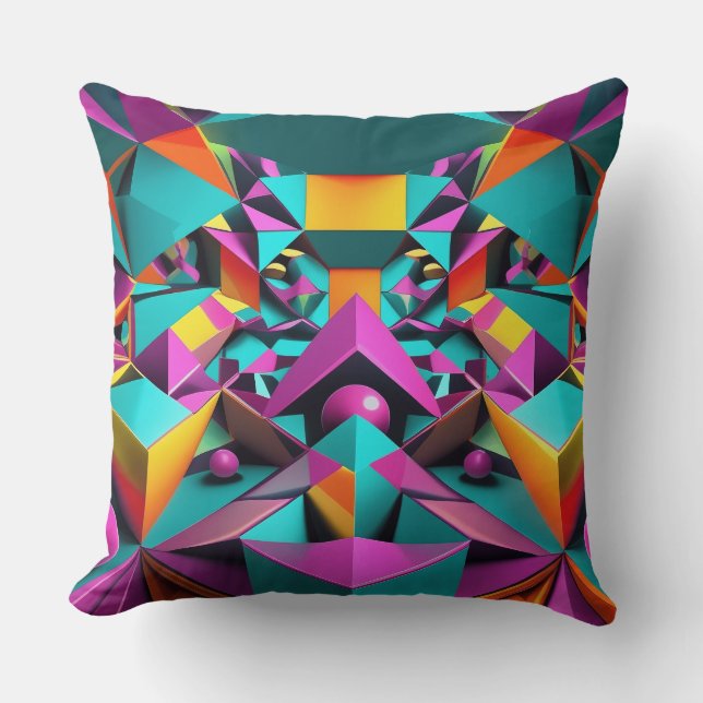 Almofada Espejismo Geométrico (Frente)