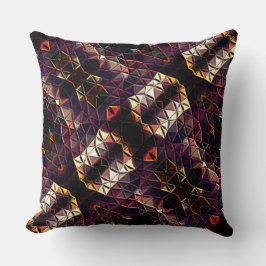 Almofada Espelhamento de triângulos que geram formas estran