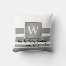 espia travesseiro personalizada monograma e tiras