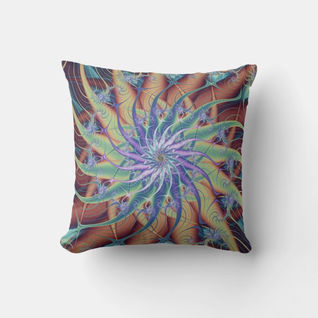 Almofada Espiral Fractal (Frente)