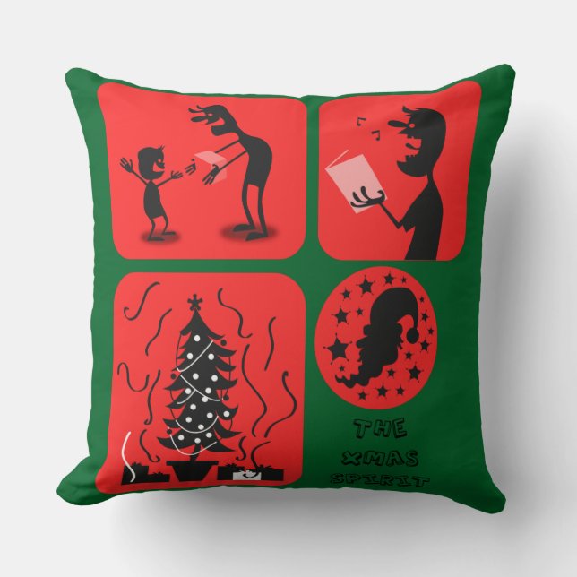 Almofada espírito natal (Frente)
