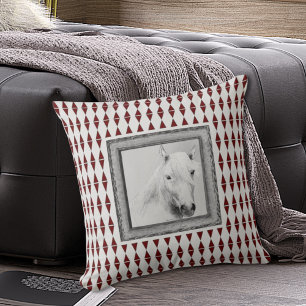 Almofada Espírito Santo Original Desenho Branco Preto