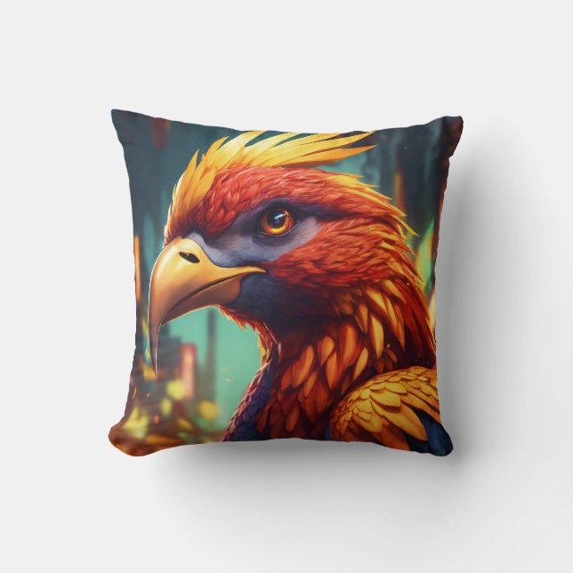 Almofada Espíritos Selvagens: Éguia Cristal (Frente)