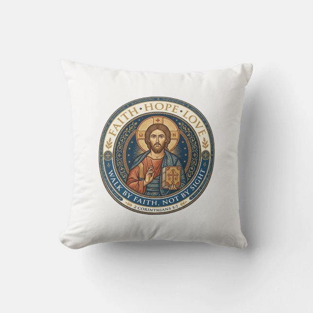 Almofada Espiritualidade Contemplativa Monástica de Jesus G (Frente)