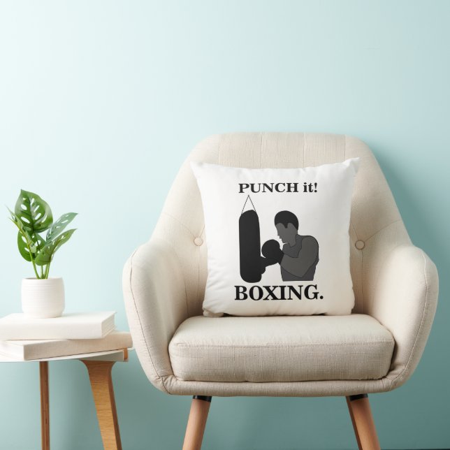 Almofada Esporte de Boxe Dê um Soco (Cadeira)