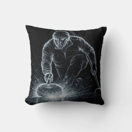 Almofada Esporte de Curling Neon com Energia Dinâmica