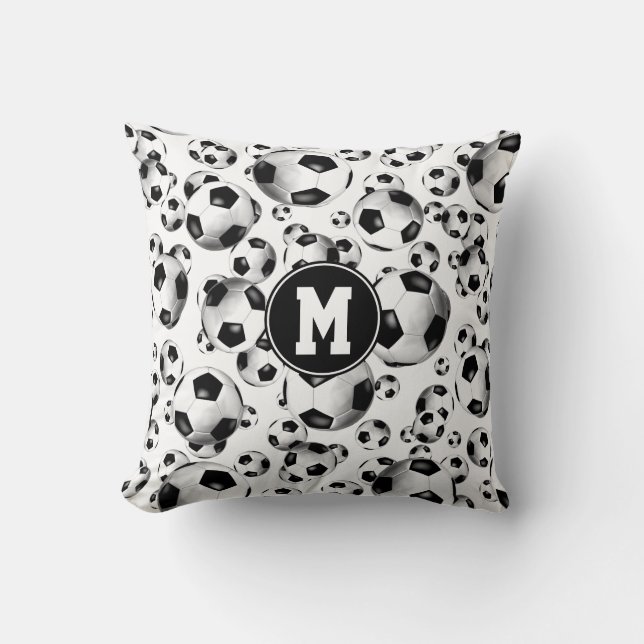 Almofada esportivo 3D parece padrão tradicional de bolas de (Frente)