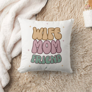 Almofada Esposa Mãe Amiga, Presente do Dia das Mães, Presen