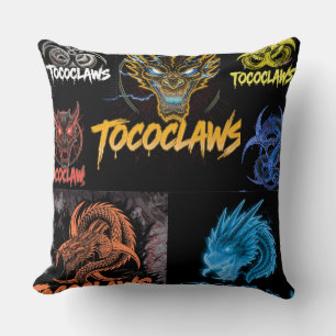 Almofada Esquadrão Dragão TOCOCLAWS: Adesivo de Biohazard T