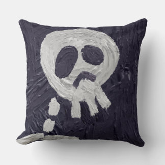 Almofada esqueleto de halloween