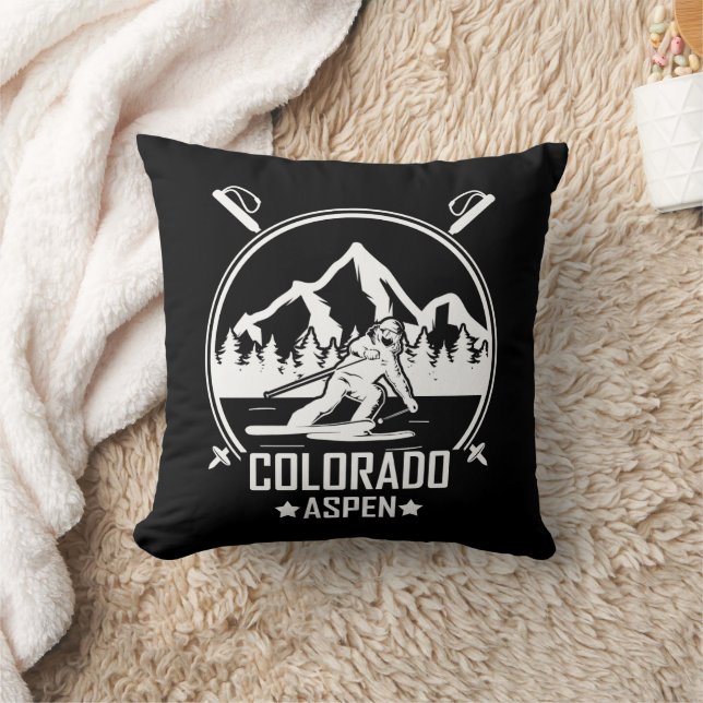 Almofada Esquiar em Aspen Ski Colorado (Cobertor)