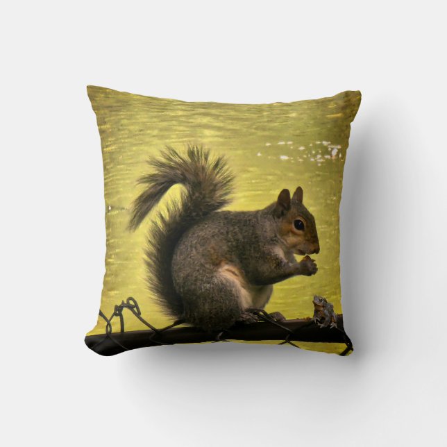 Almofada Esquilo cinzento oriental (Sciurus carolinensis)  (Frente)