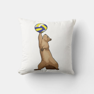 Almofada Esquilo com voleibol