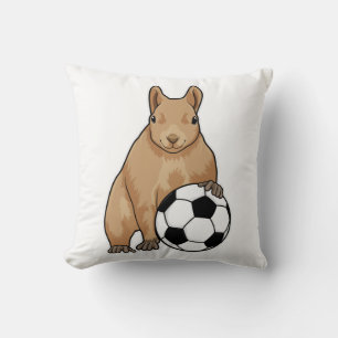 Almofada Esquilo no Esporte do Futebol