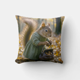 Almofada Esquilo Reunindo Loucos Em Sua Bolsa