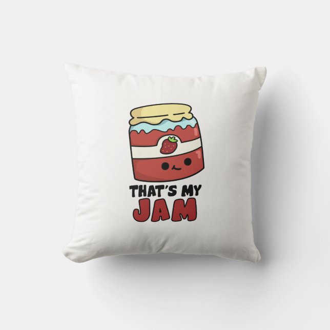 Almofada Esse é o meu Jam Funny Jar de Jam Pun (Frente)
