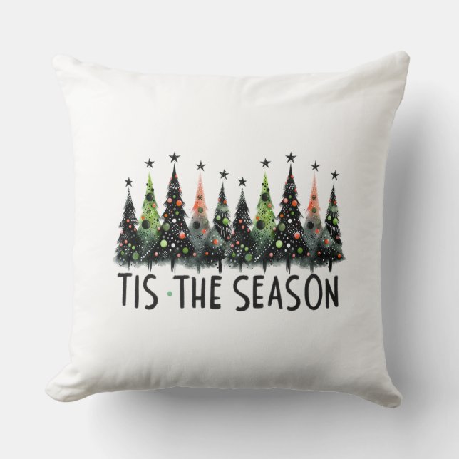 Almofada 'Esta É A Época De Natal Flocos De Neve (Frente)