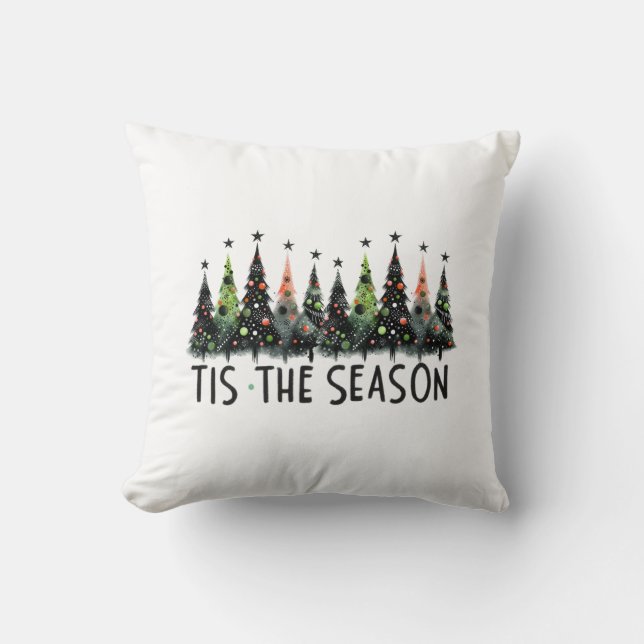 Almofada 'Esta É A Época De Natal Flocos De Neve (Frente)