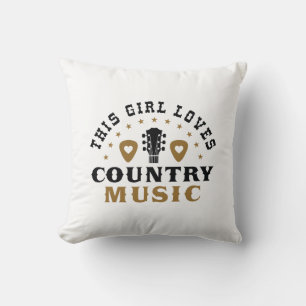 Almofada Esta Menina Adora Música country