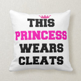 Almofada Esta princesa veste o travesseiro decorativo dos