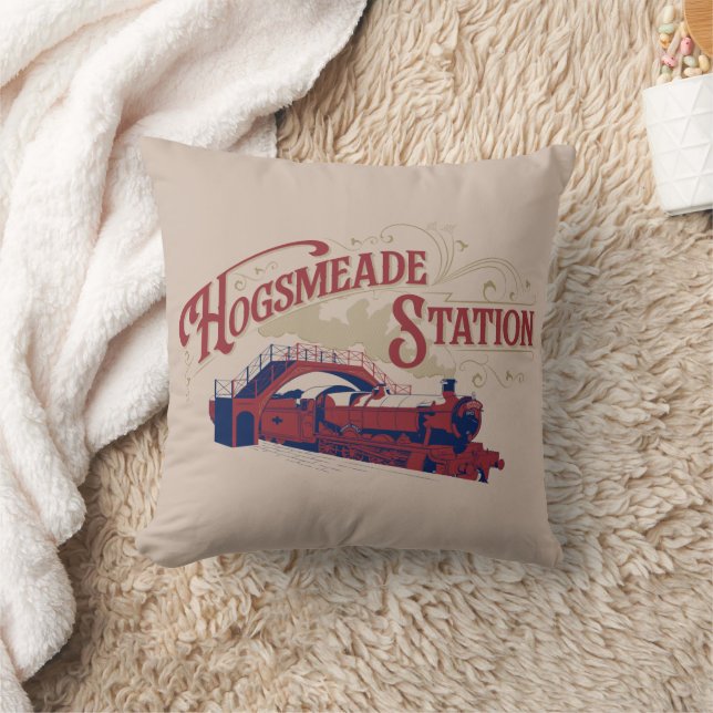Almofada Estação HOGSMEADE Gráfico Vintage (Cobertor)