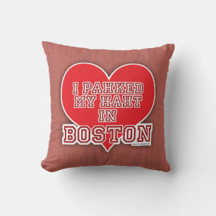 Almofada Estacione meu coração na casa de Boston