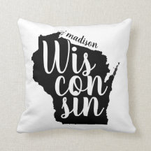 Estado customizável e cidade de Wisconsin